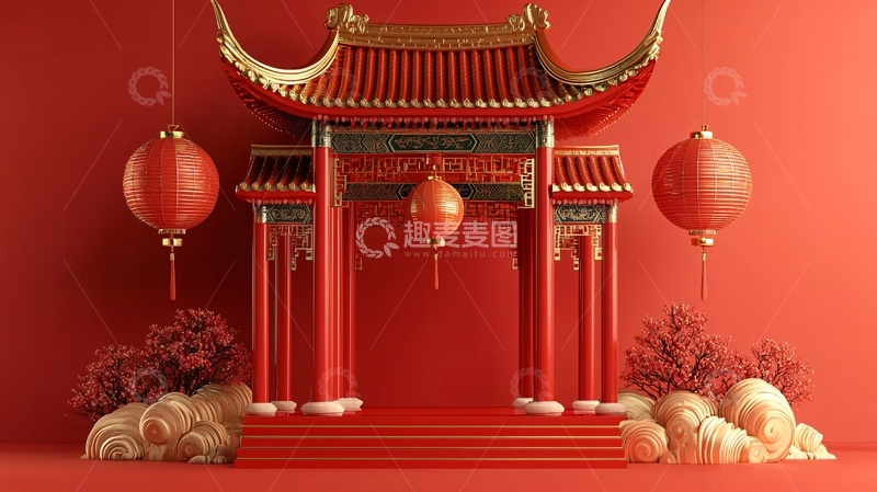 高清大图下载【趣麦麦图】中国风建筑