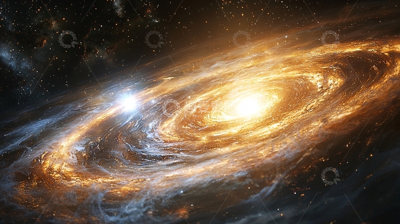 高清大图下载【趣麦麦图】宇宙星云旋涡高清图