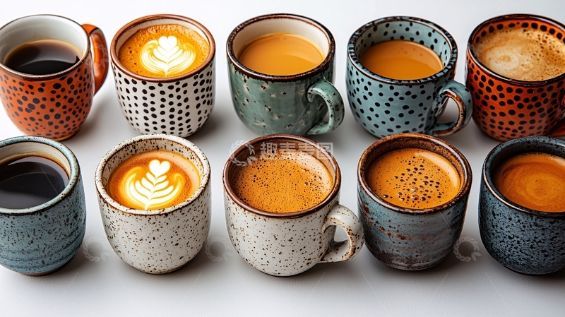 高清大图下载【趣麦麦图】多种咖啡饮品