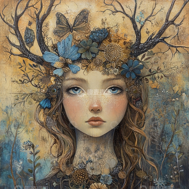 高清大图下载【趣麦麦图】唯美梦幻女孩