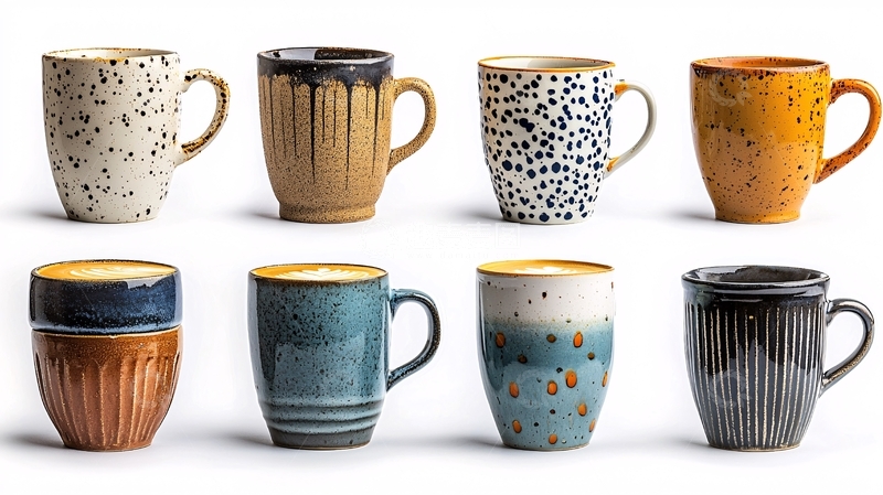 高清大图下载【趣麦麦图】八款陶瓷马克杯