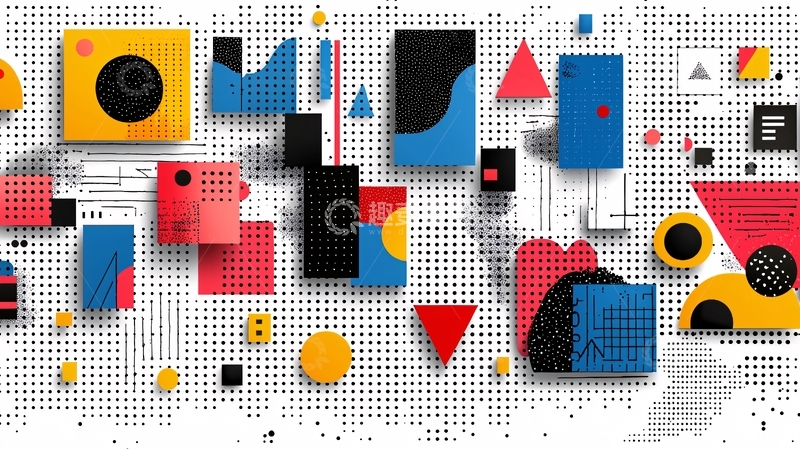 高清大图下载【趣麦麦图】抽象几何图形
