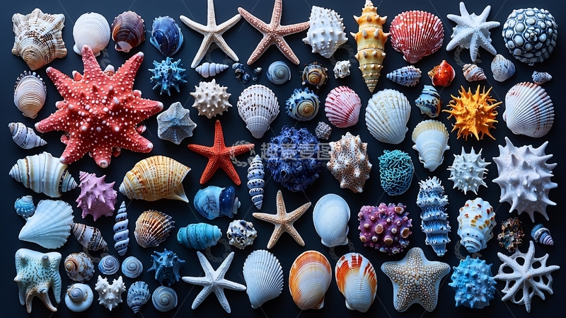 高清大图下载【趣麦麦图】贝壳