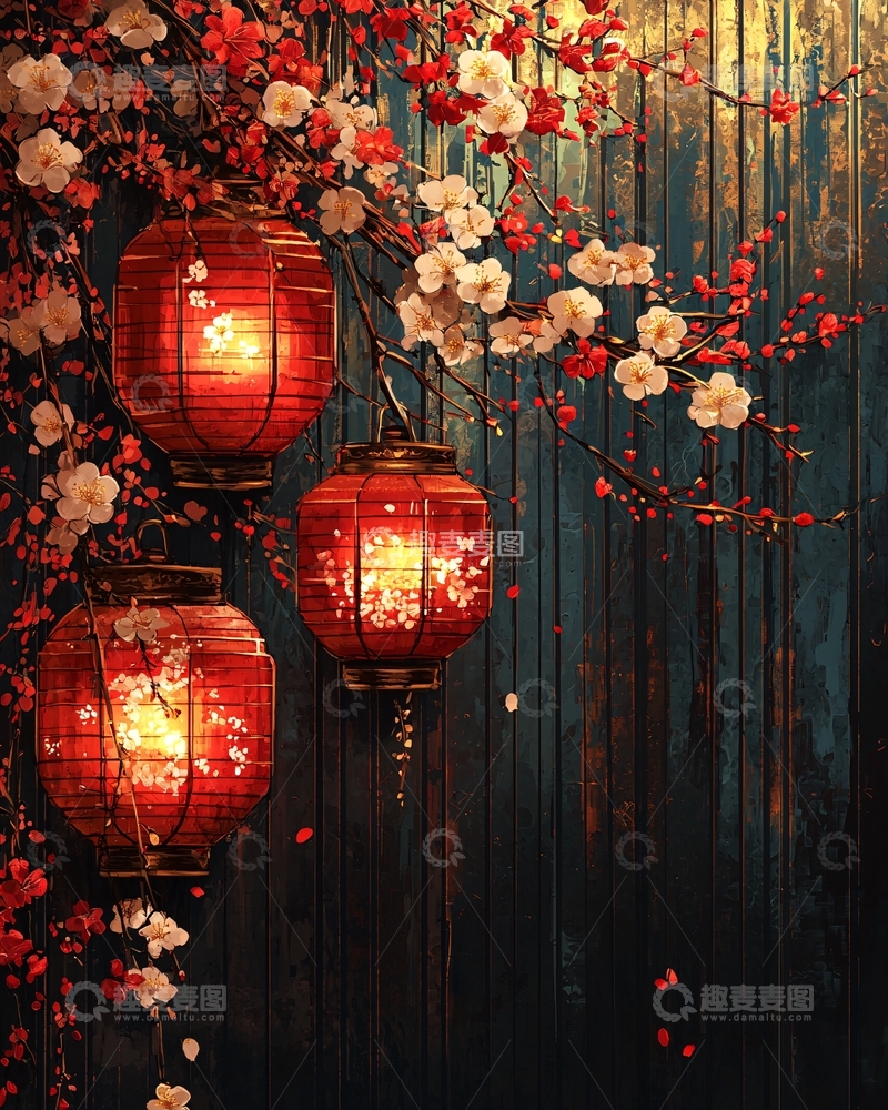高清大图下载【趣麦麦图】红灯笼