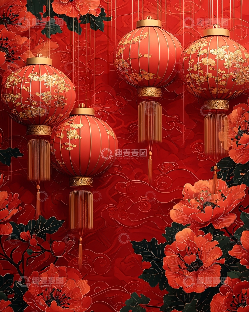 高清大图下载【趣麦麦图】红灯笼