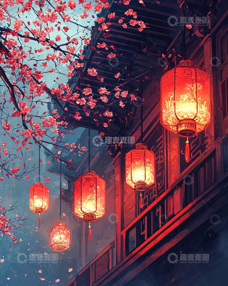 高清大图下载【趣麦麦图】古风意境图