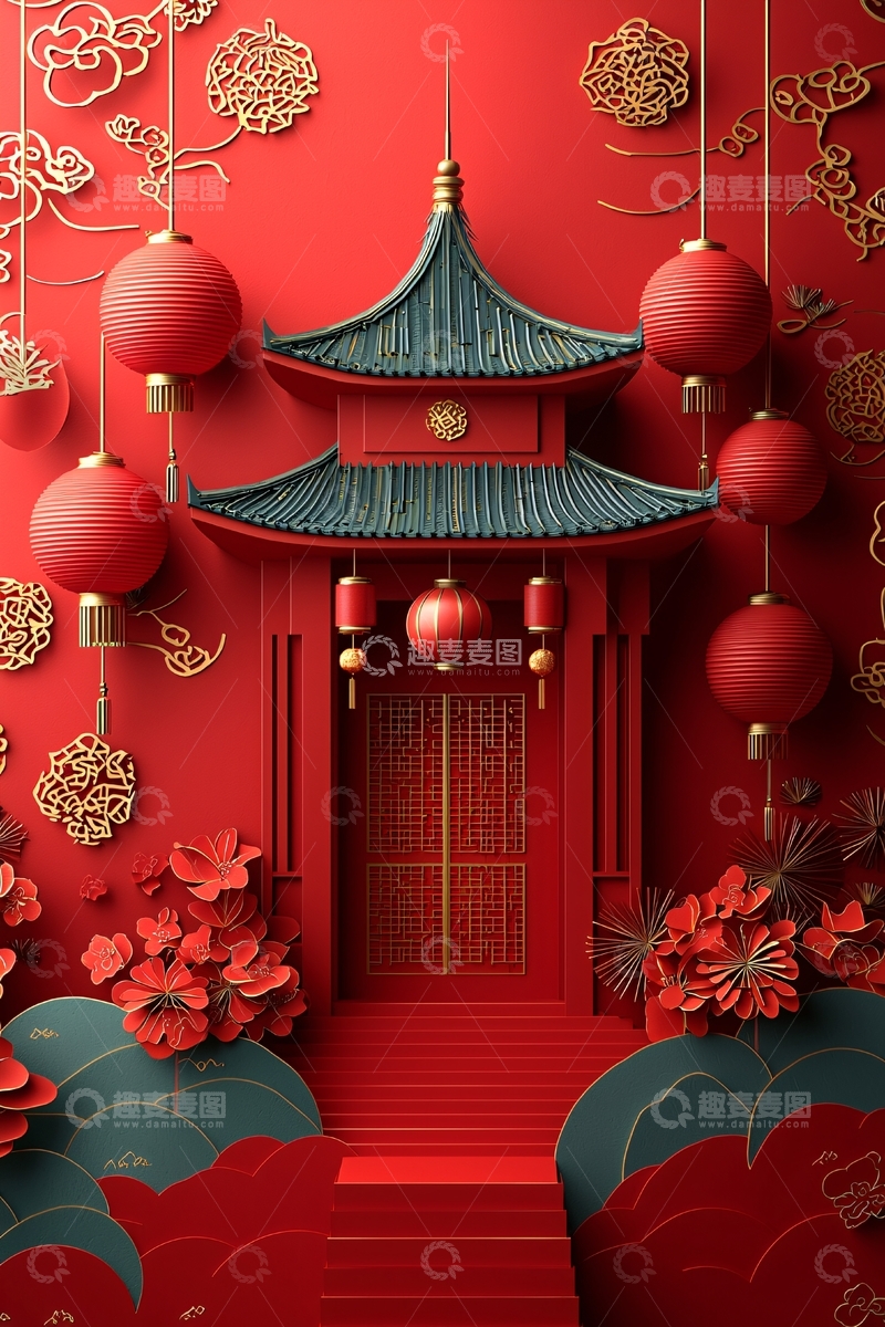 高清大图下载【趣麦麦图】中国风