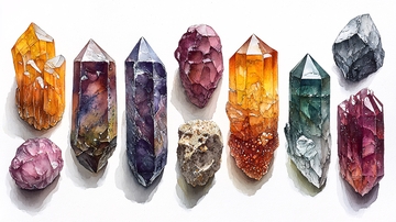 彩色水晶