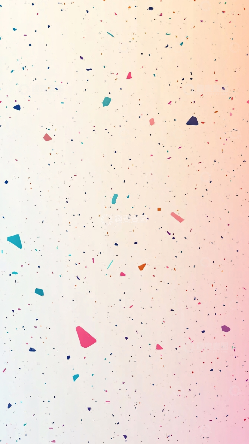 高清大图下载【趣麦麦图】彩色碎片背景