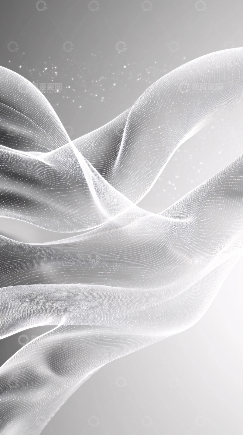高清大图下载【趣麦麦图】流动的灰色丝绸质感
