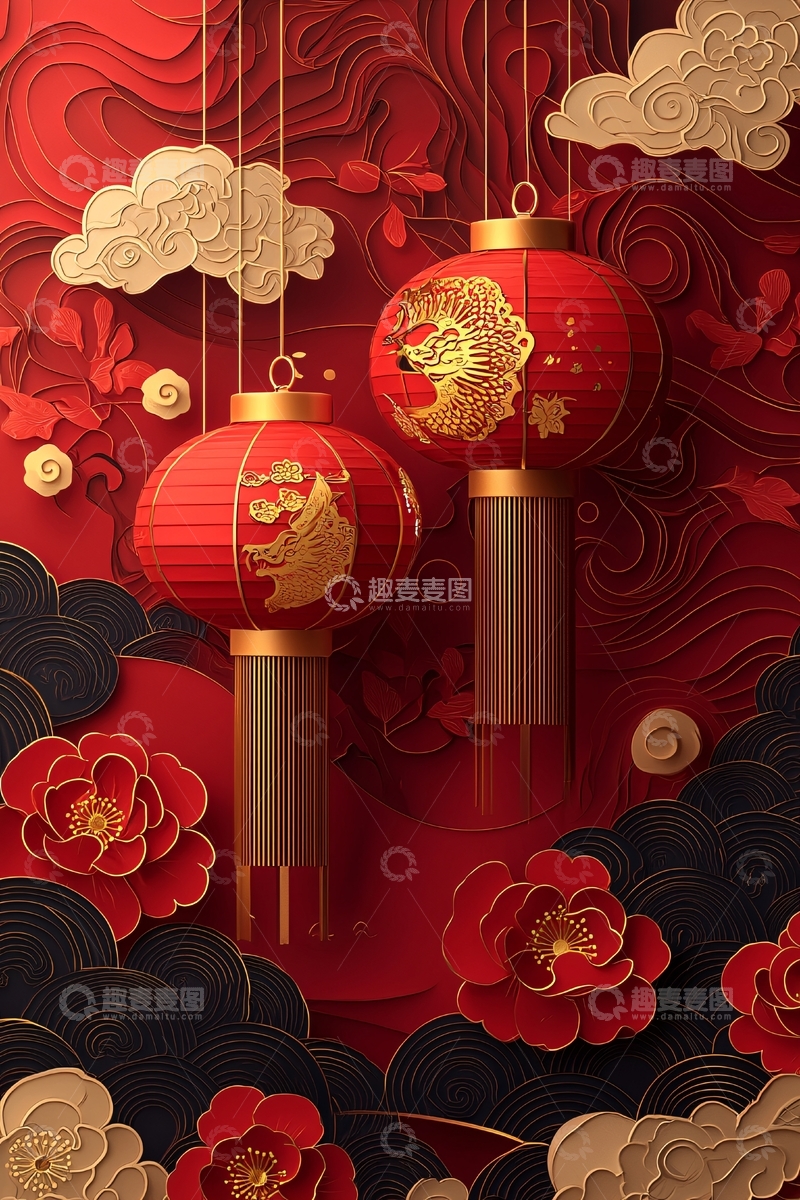 高清大图下载【趣麦麦图】红灯笼