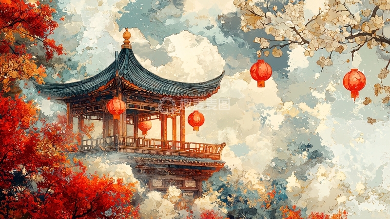 高清大图下载【趣麦麦图】水墨中国风