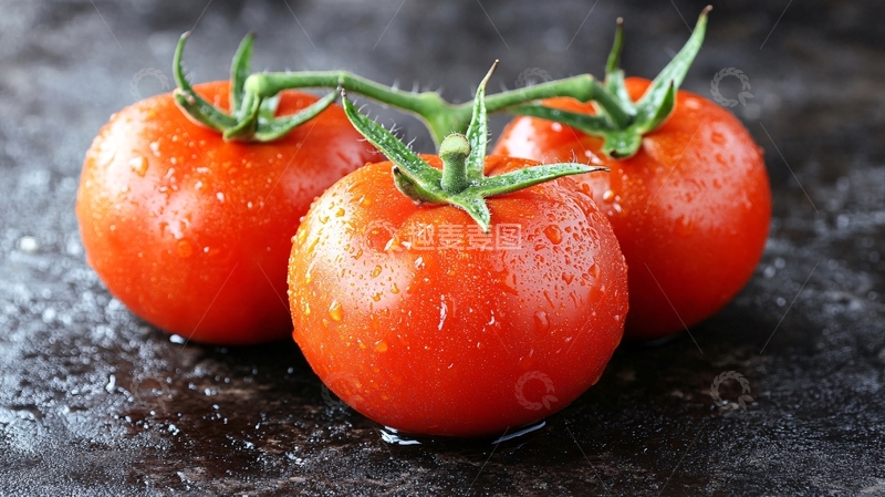 高清大图下载【趣麦麦图】新鲜红番茄