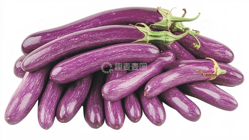 高清大图下载【趣麦麦图】紫色长茄子