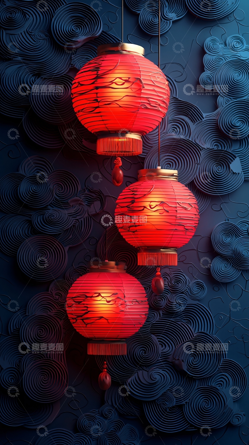 高清大图下载【趣麦麦图】红灯笼