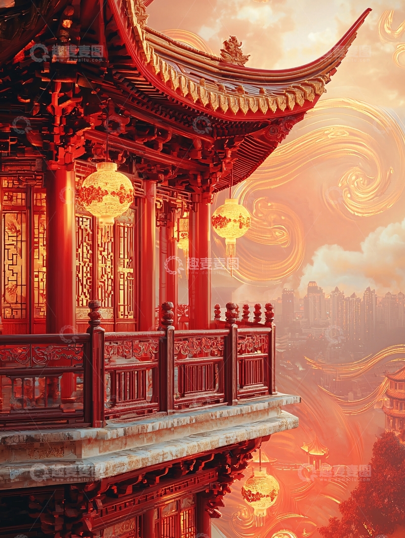 高清大图下载【趣麦麦图】中国古典建筑