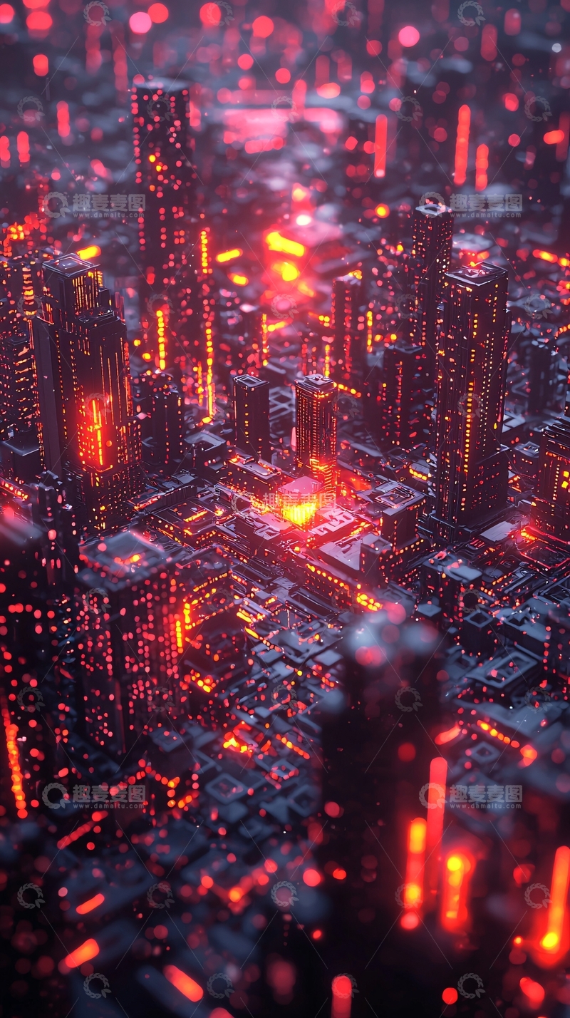 高清大图下载【趣麦麦图】未来都市