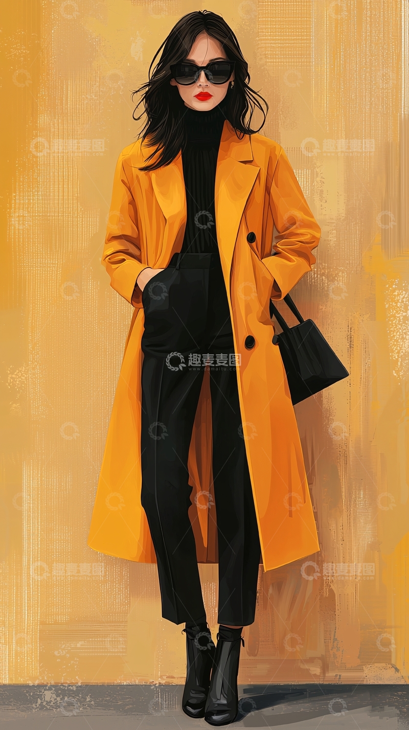 高清大图下载【趣麦麦图】时尚穿搭