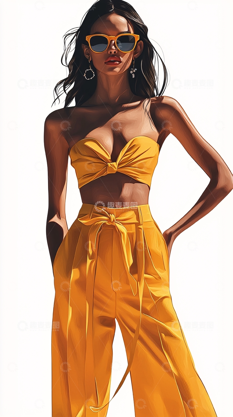 高清大图下载【趣麦麦图】时尚女郎