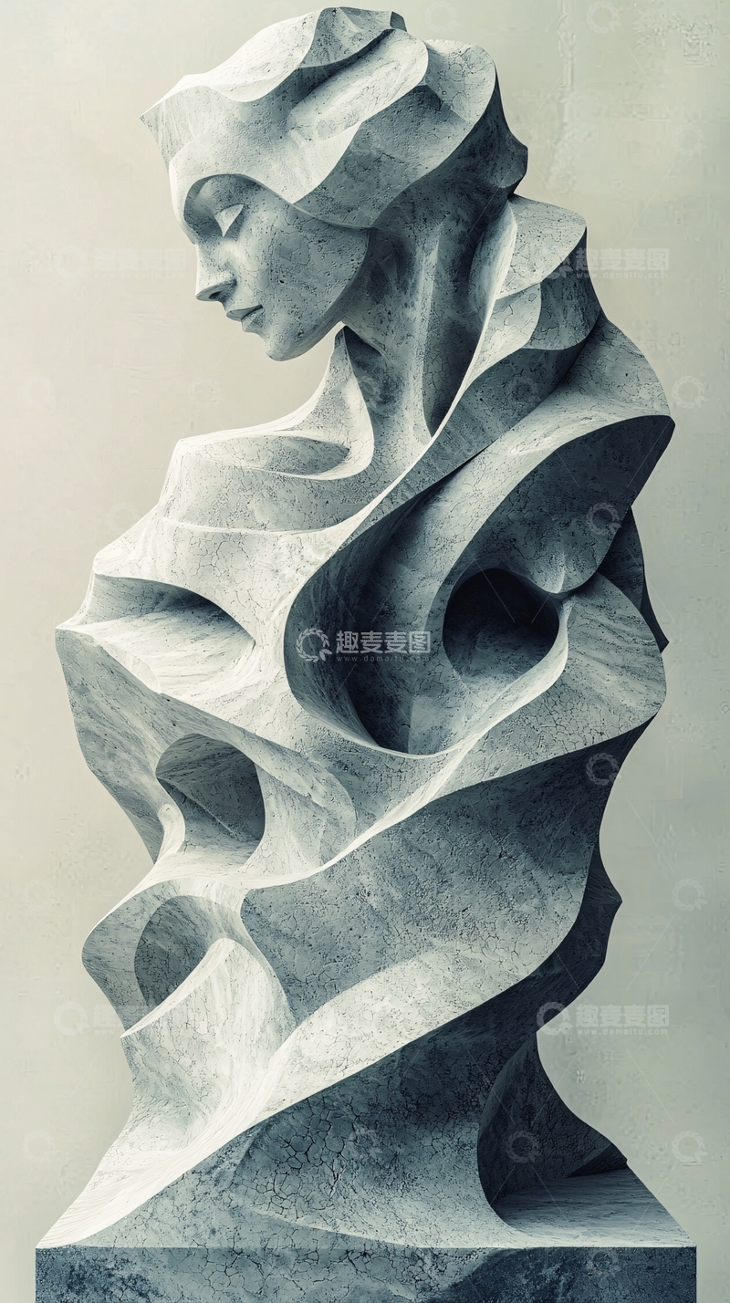 高清大图下载【趣麦麦图】抽象雕塑