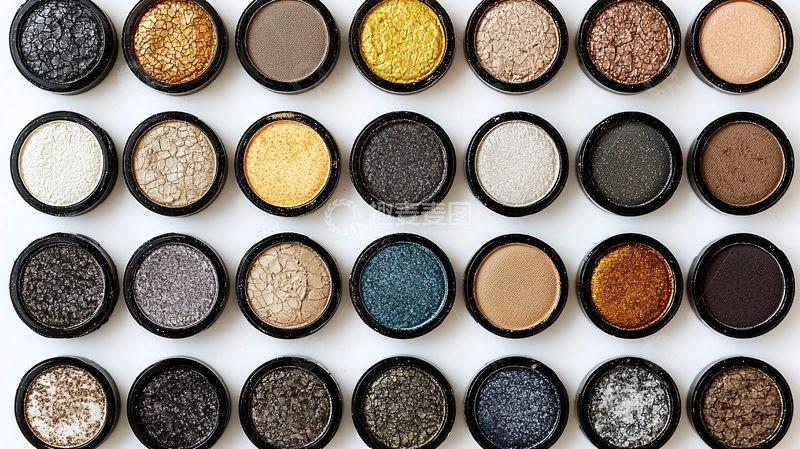 高清大图下载【趣麦麦图】多种颜色眼影盘集合