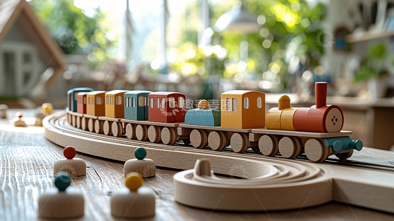 木制玩具火车