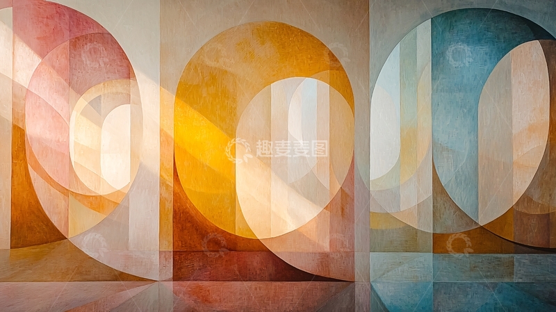 高清大图下载【趣麦麦图】抽象水彩画