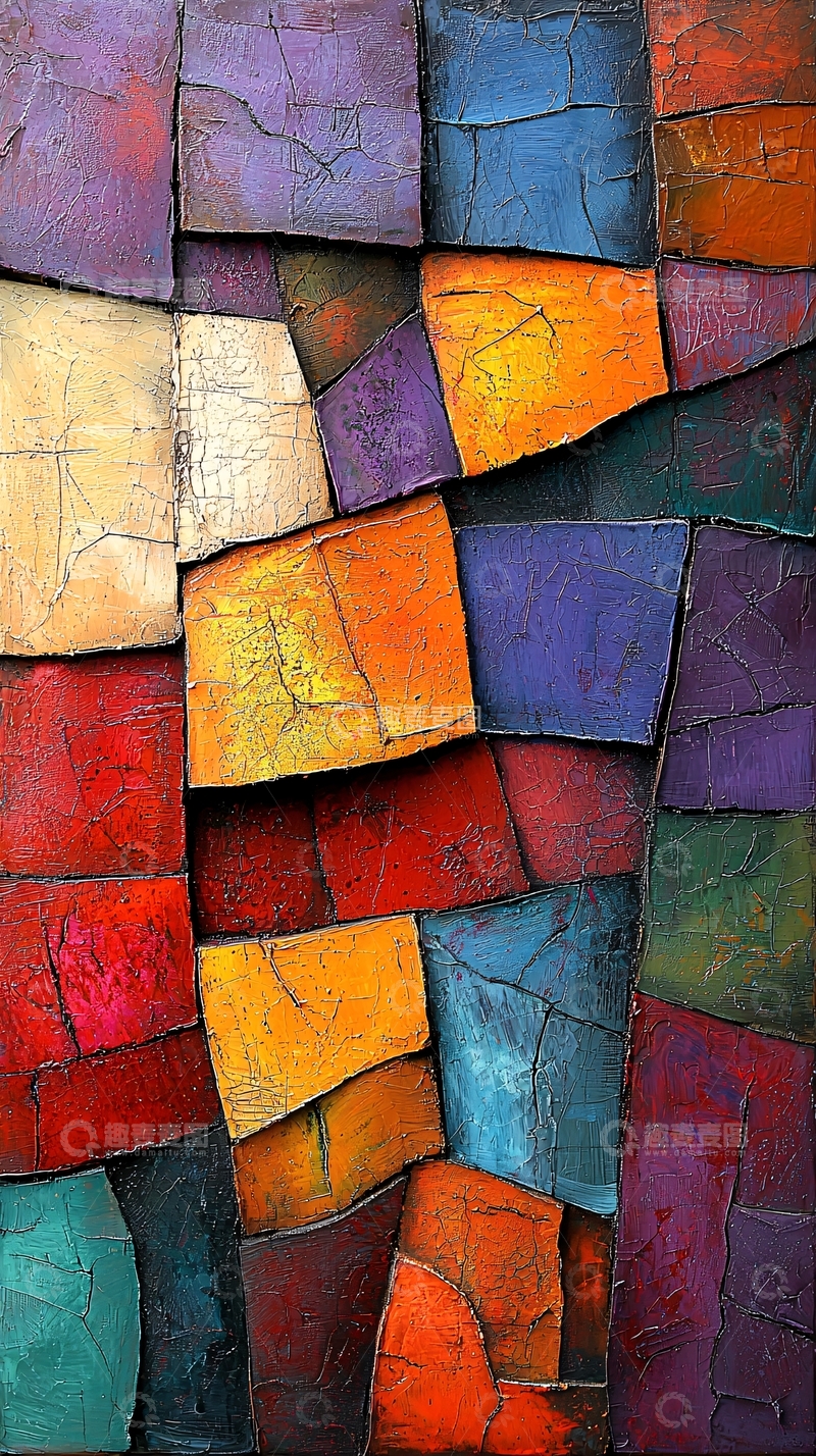 高清大图下载【趣麦麦图】抽象拼贴画