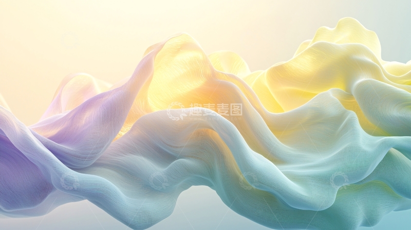 高清大图下载【趣麦麦图】流体色彩梦幻背景