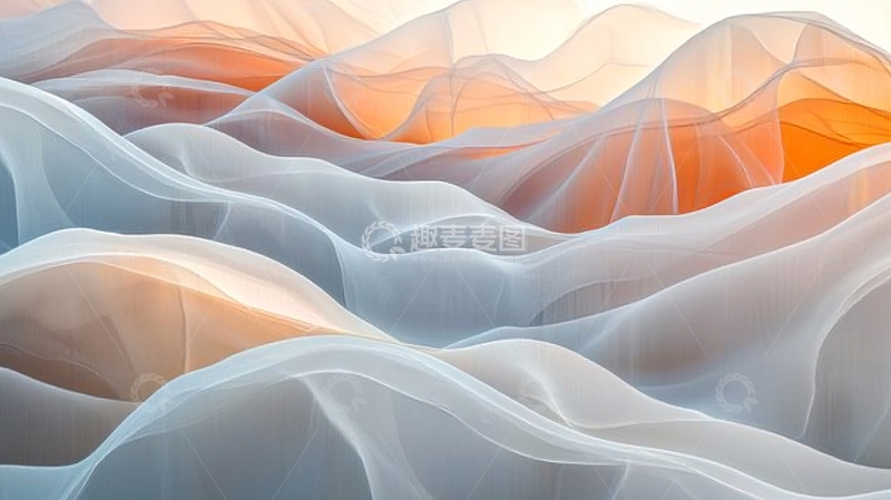 高清大图下载【趣麦麦图】轻柔飘逸的薄纱质感