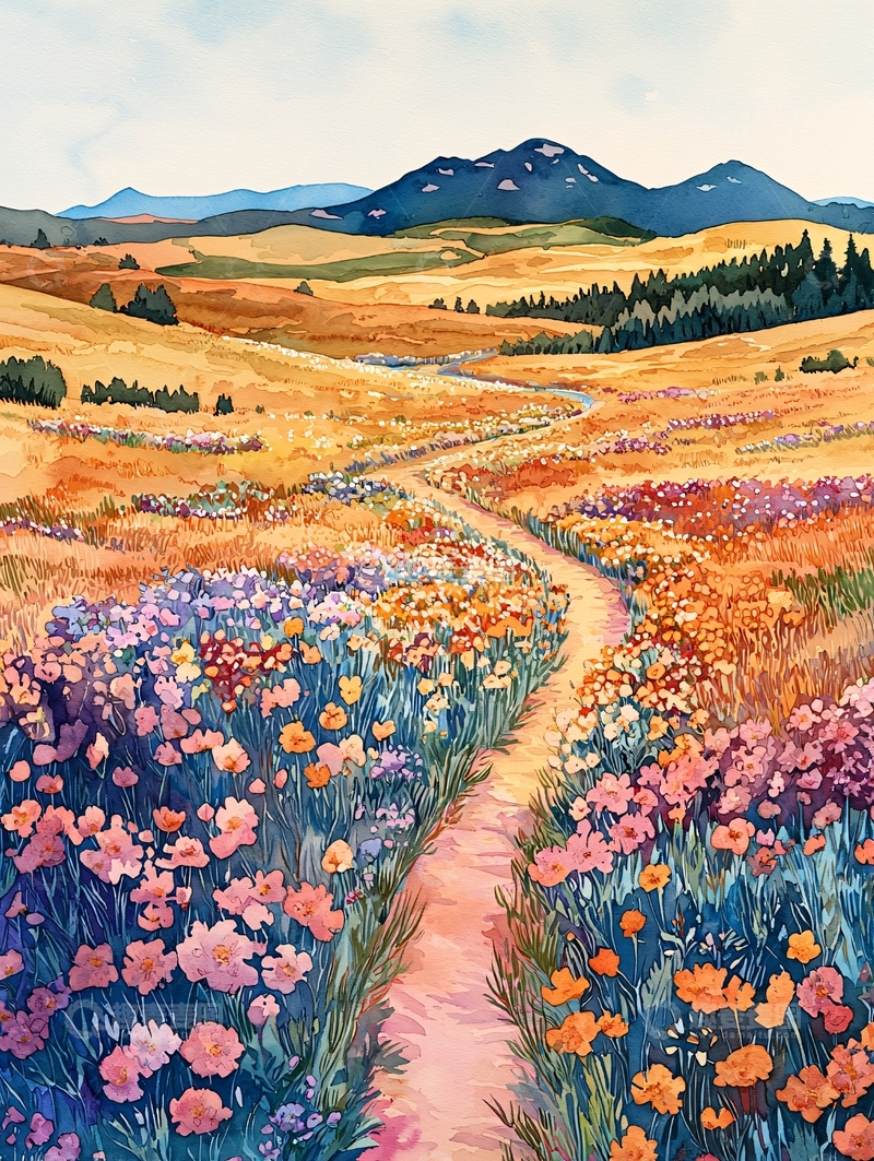 高清大图下载【趣麦麦图】水彩画