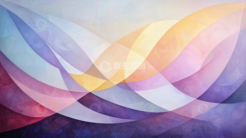 高清大图下载【趣麦麦图】抽象水彩画