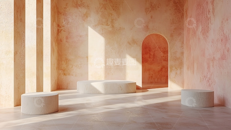 高清大图下载【趣麦麦图】温暖色调室内空间