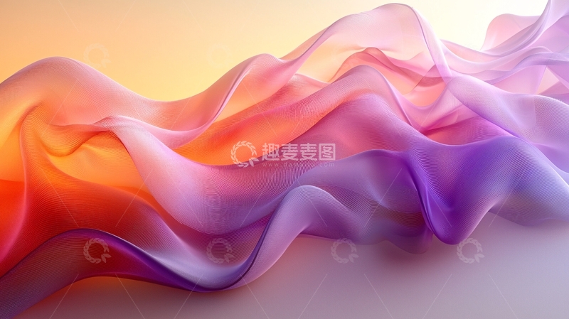 高清大图下载【趣麦麦图】彩色飘逸面料