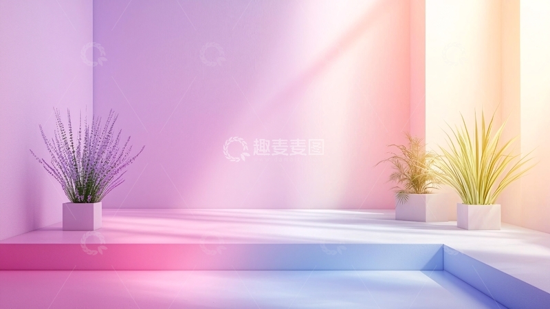 高清大图下载【趣麦麦图】梦幻彩色背景