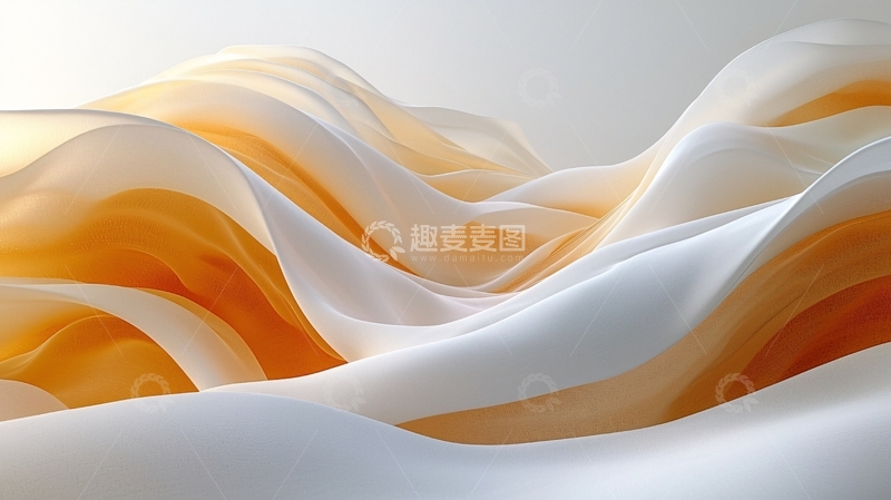 高清大图下载【趣麦麦图】轻柔飘逸的丝绸质感