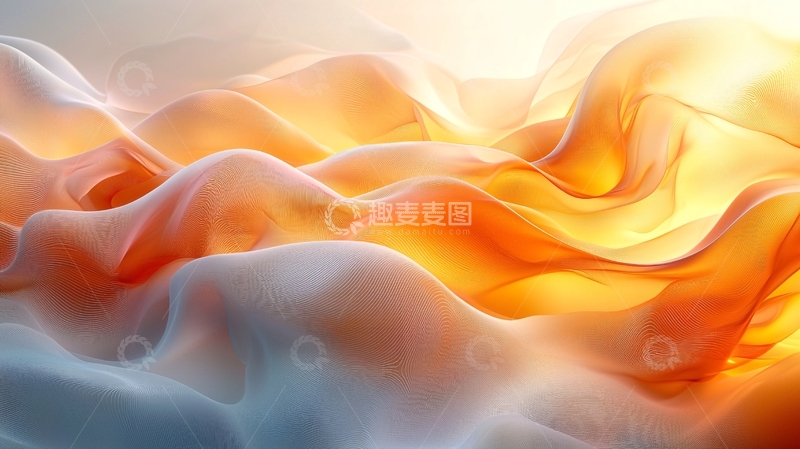 高清大图下载【趣麦麦图】流动的光影色彩