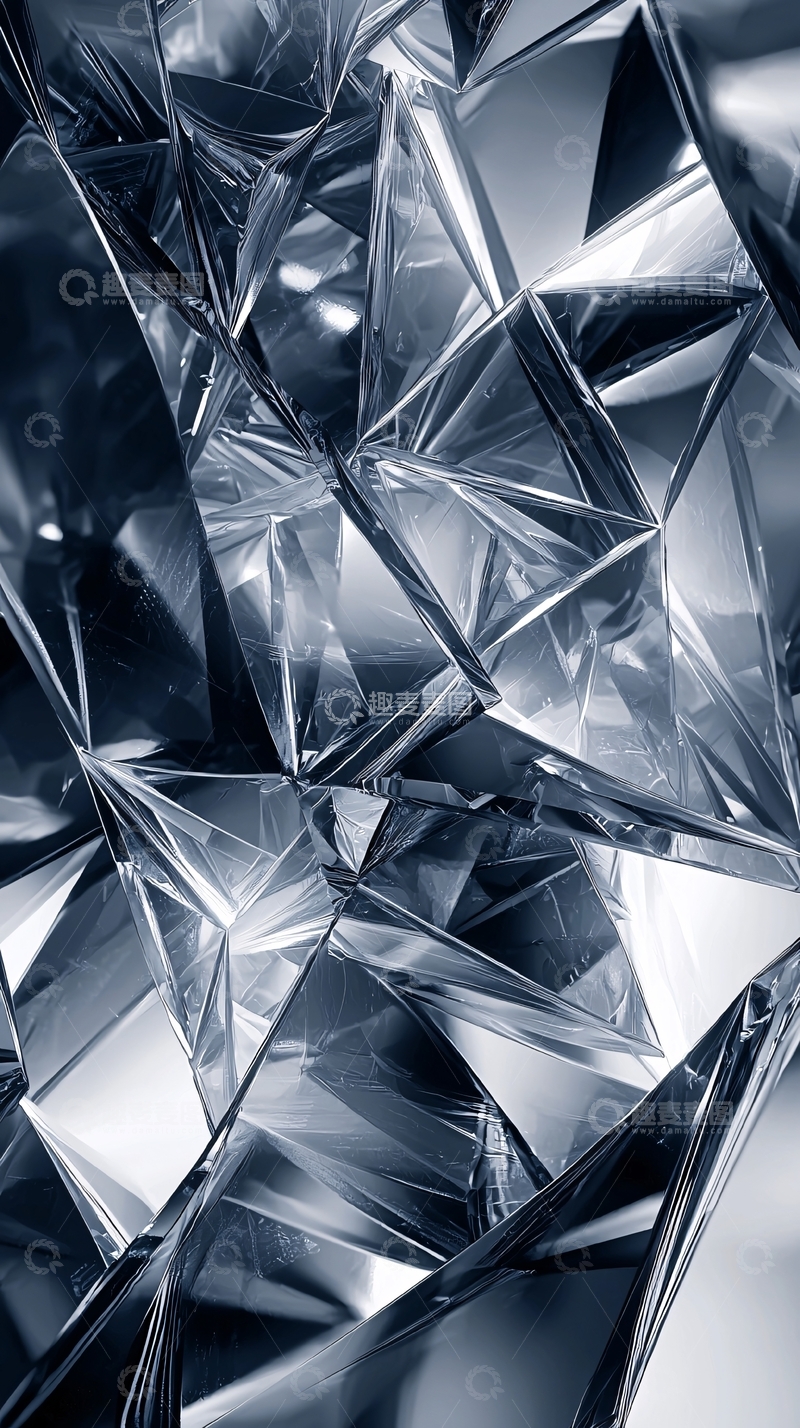 高清大图下载【趣麦麦图】抽象几何碎片