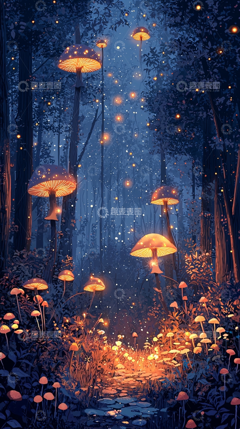 高清大图下载【趣麦麦图】梦幻森林