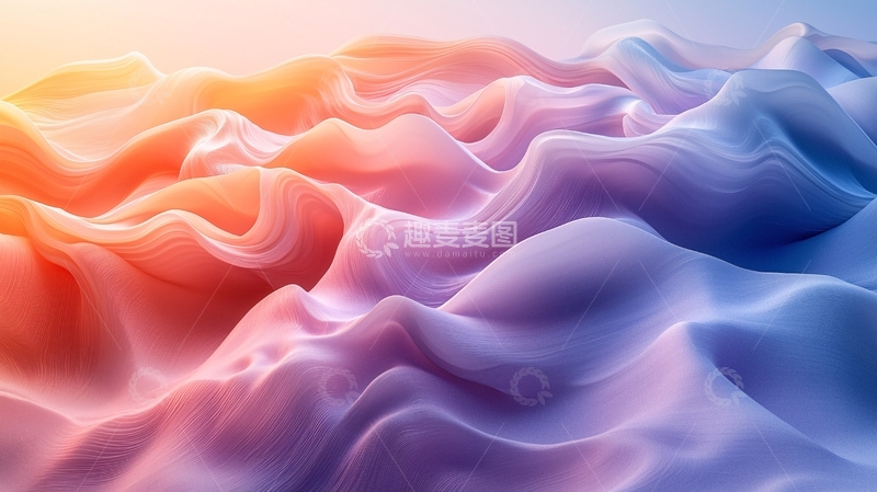高清大图下载【趣麦麦图】抽象波浪