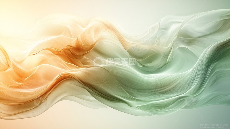 高清大图下载【趣麦麦图】轻柔飘逸的丝绸质感