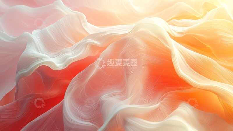 高清大图下载【趣麦麦图】轻柔飘逸的丝绸质感