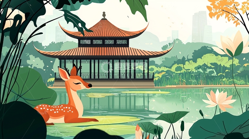 高清大图下载【趣麦麦图】水墨江南