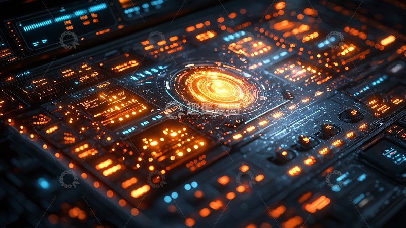 高清大图下载【趣麦麦图】未来科技面板