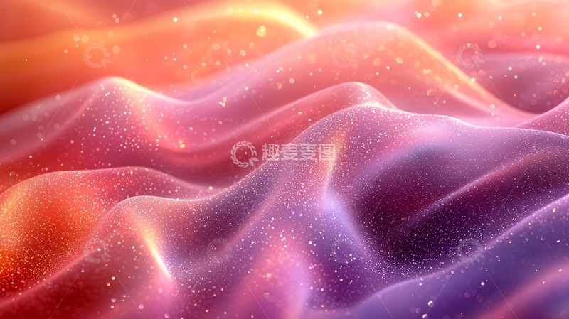 高清大图下载【趣麦麦图】流光溢彩的丝绸质感