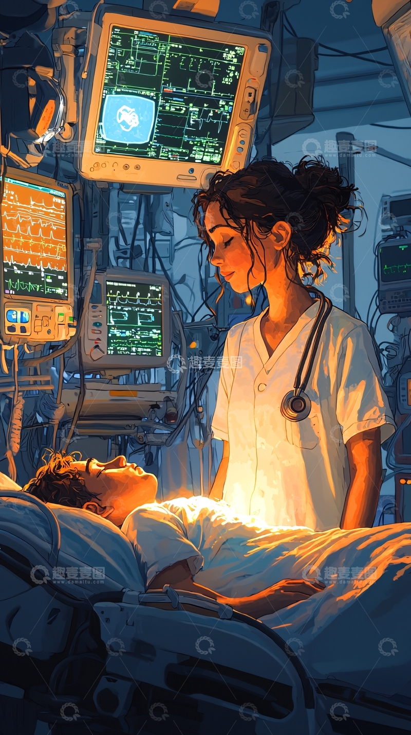 高清大图下载【趣麦麦图】护士