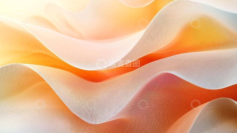 高清大图下载【趣麦麦图】轻柔飘逸的丝绸质感