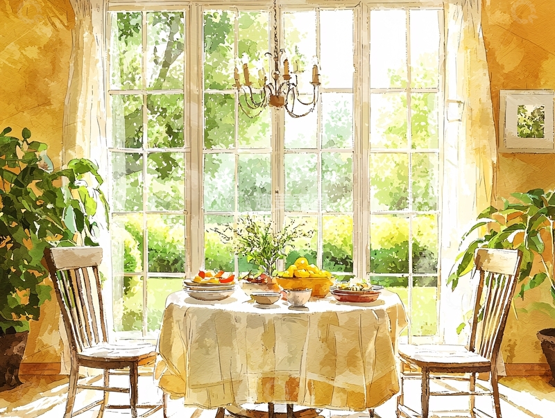 高清大图下载【趣麦麦图】明亮舒适的用餐区