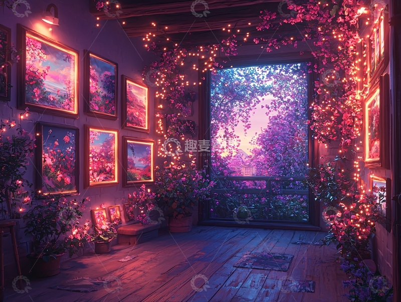 高清大图下载【趣麦麦图】浪漫艺术画廊