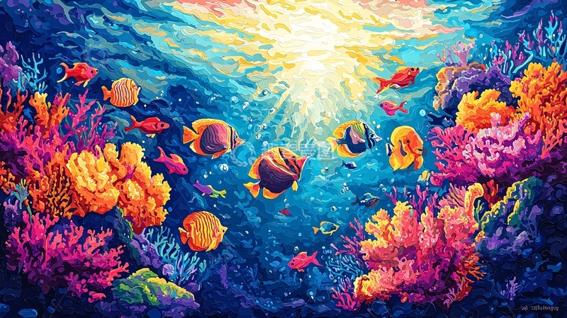 高清大图下载【趣麦麦图】海底世界